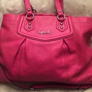 COACH Ashley Leather Tote